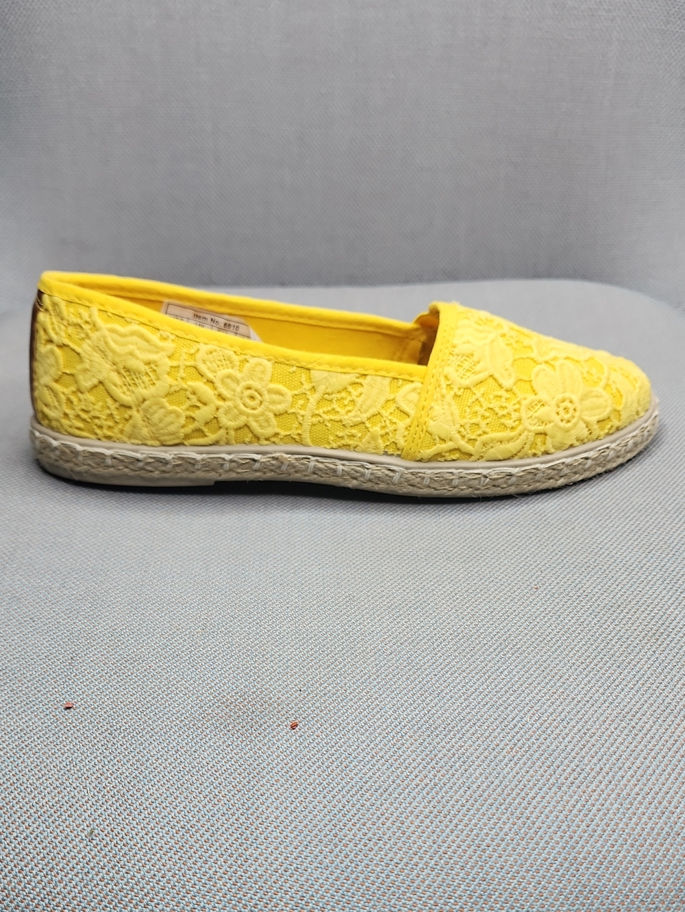 Sunshine Lace Espadrille Slip-Ons
